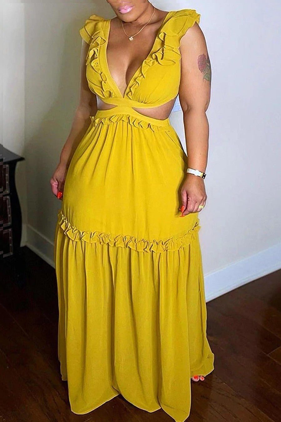 Hello Sunshine Dress - Sheer Sheek Modest Boutique