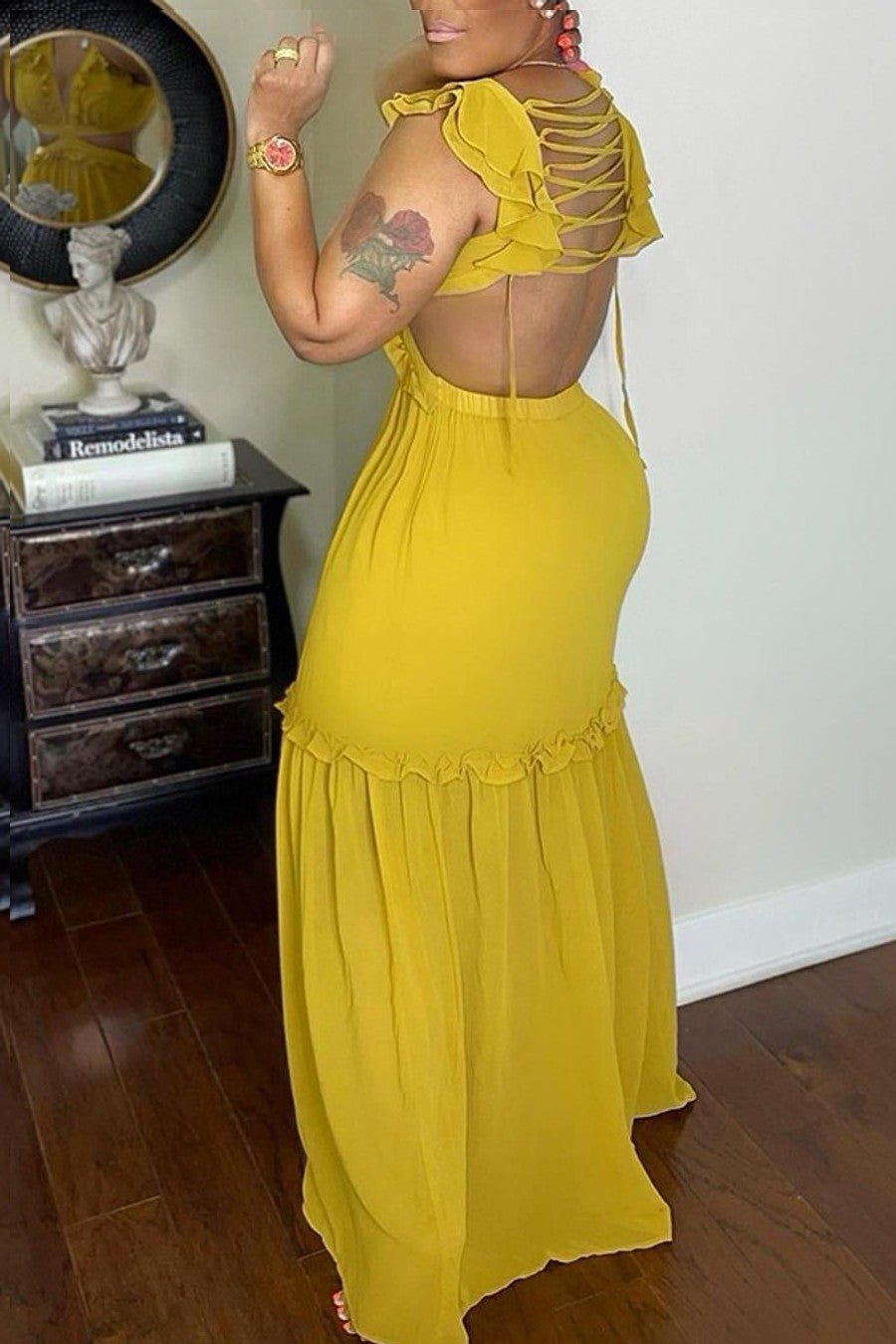 Hello Sunshine Dress - Sheer Sheek Modest Boutique